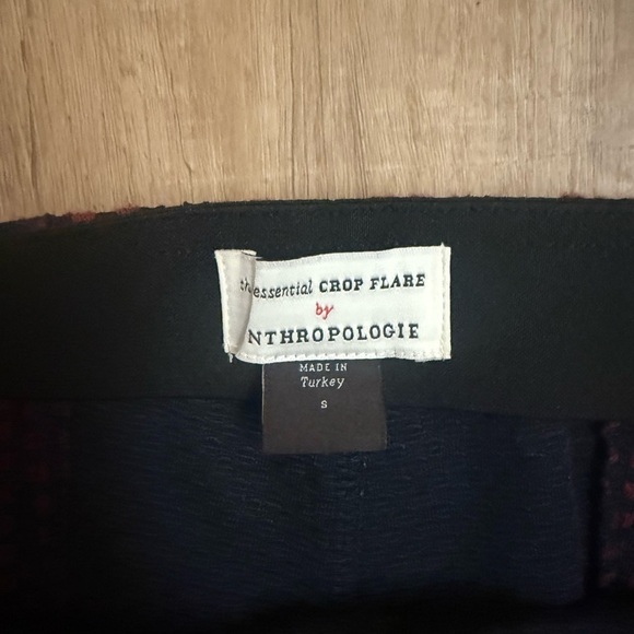 Anthropologie The Essential Crop Flare women’s elastic waist pants size small - Picture 6 of 10